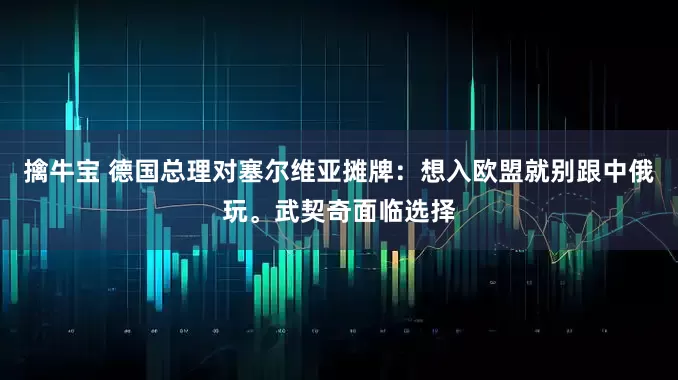 擒牛宝 德国总理对塞尔维亚摊牌：想入欧盟就别跟中俄玩。武契奇面临选择